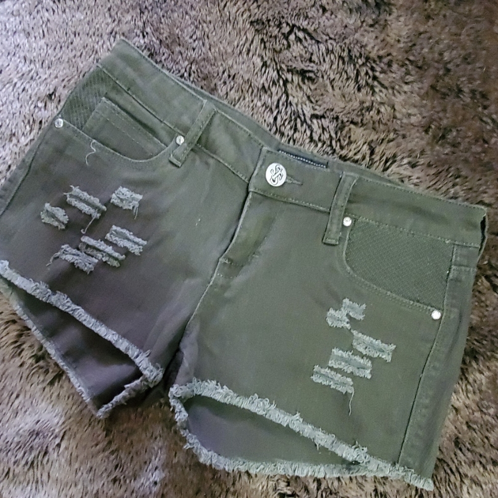 denim shorts